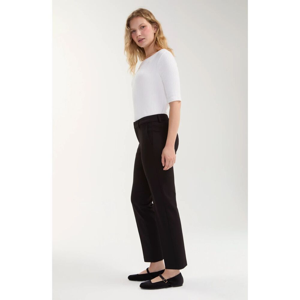Liverpool Los Angeles Kelsey Super Stretch Black Casual Work Trousers Sz 10/30